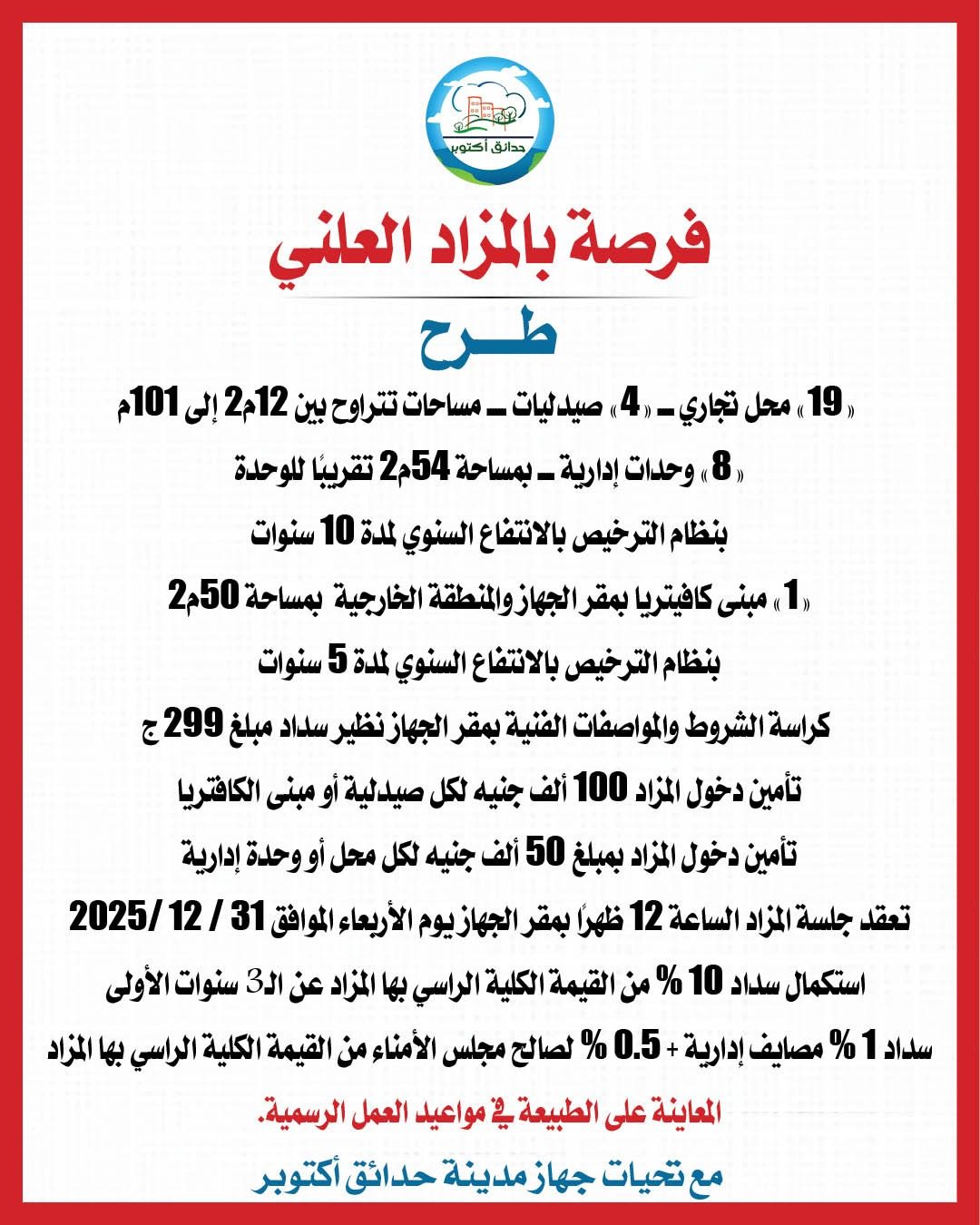 🫵أماكن ورابط خرائط  المحال والصيدليات والوحدات الإدارية بمزاد 31 ديسمبر الجاري